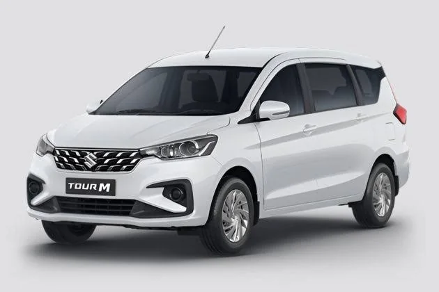 White Maruti Suzuki Ertiga Tour M